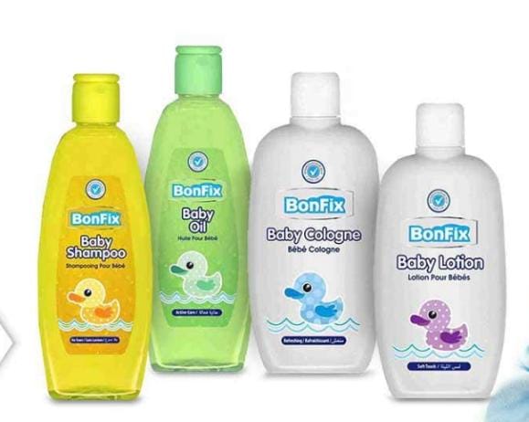 with Bonfix Baby Lotion Skin Care 